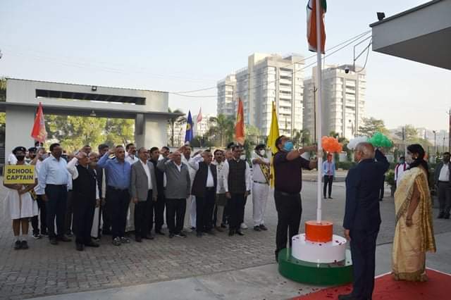 Agarwal Vidya Vihar celebrated the 72nd Republic Day
